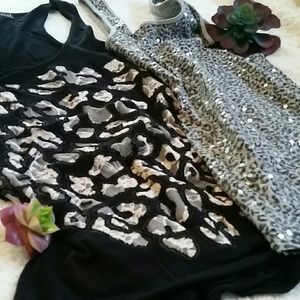 Bundle animal print tanks